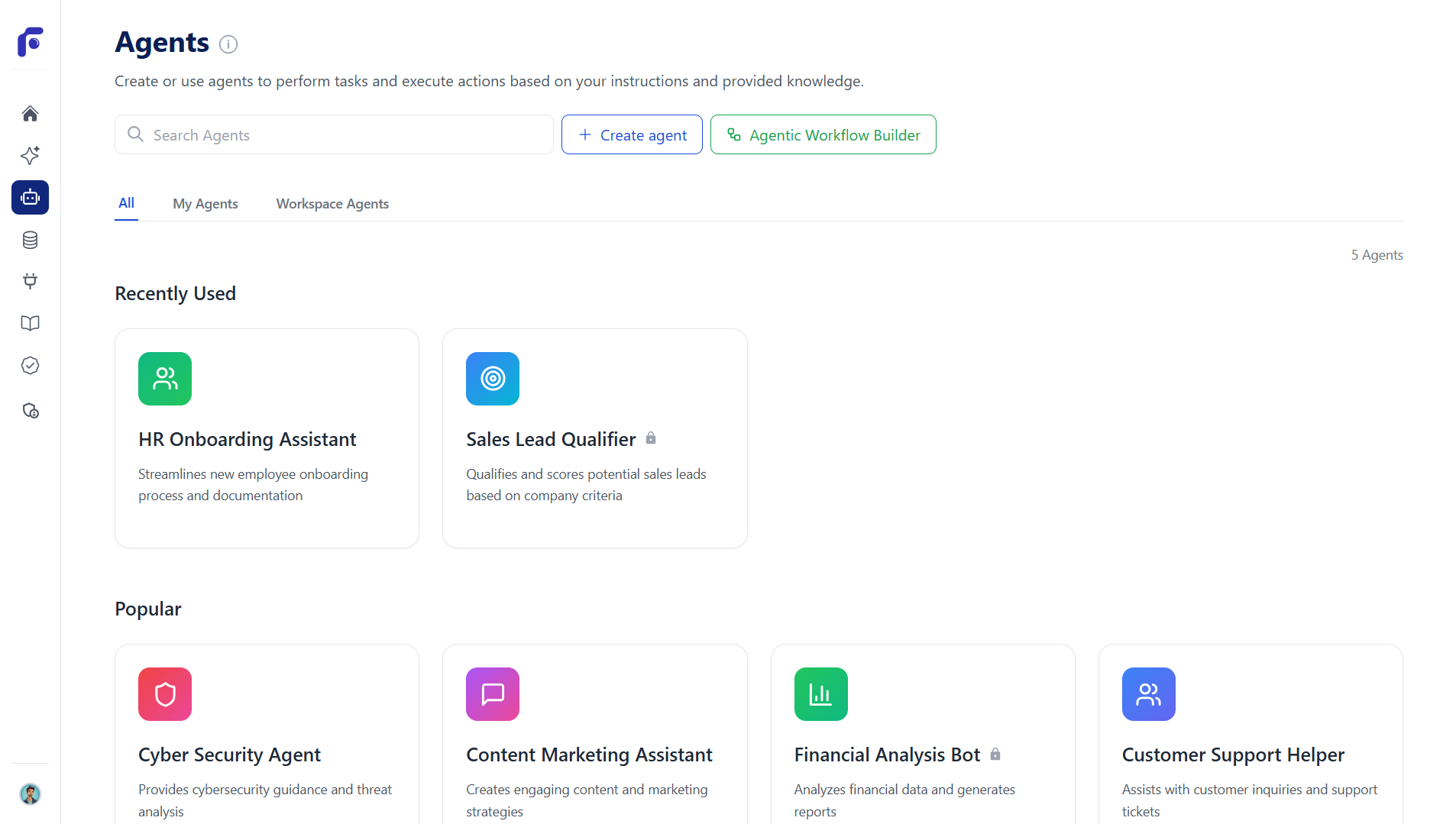 Fyndo Agents Interface